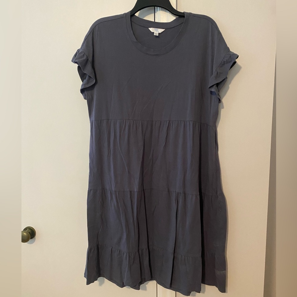 Time and Tru Charcoal Dress